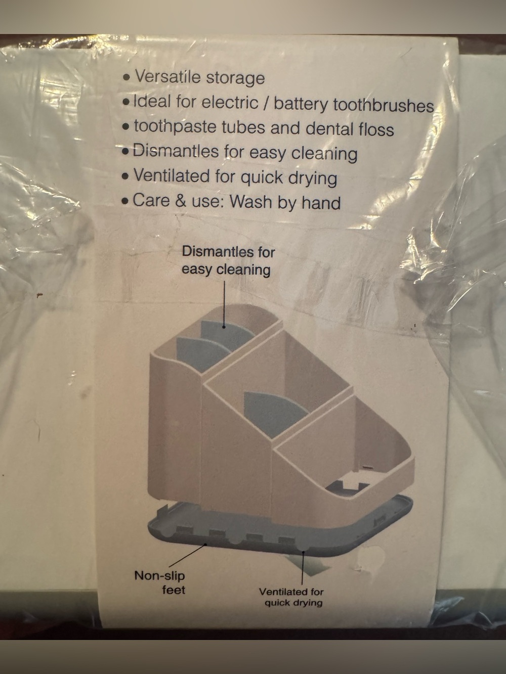 White Storage Caddy - NIB - Picture 3 of 6